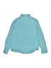 Crewcuts Outlet Checkered-gingham Teal Long Sleeve Button-Down Shirt Size 12 - photo 1