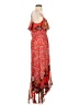 One September 100% Polyester Paisley Red Casual Dress Size XS - photo 4