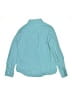 Crewcuts Outlet Checkered-gingham Teal Long Sleeve Button-Down Shirt Size 12 - photo 2