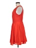 Express 100% Polyester Solid Orange Cocktail Dress Size 8 - photo 5