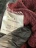 Pink Rose 100% Polyester Burgundy Coat Size S - photo 7