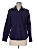 Chico's Purple Long Sleeve Button-Down Shirt Size M - photo 1
