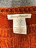 Tommy Bahama 100% Polyester Tweed Orange Pullover Sweater Size 7 - 8 - photo 3