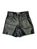 Abercrombie & Fitch 100% Polyester Metallic Black Shorts Size 0 - photo 1