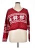Pink Rose Red Pullover Sweater Size XL - photo 1