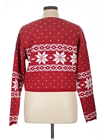Pink Rose Pullover Sweater (view 2)