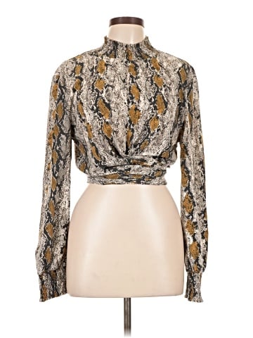 Olivaceous Long Sleeve Blouse (view 1)