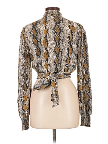 Olivaceous Long Sleeve Blouse (view 2)