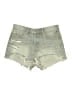 Zara Stars Green Denim Shorts Size 8 - photo 1