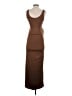 BUMPSuit Solid Brown Casual Dress Size S - photo 2