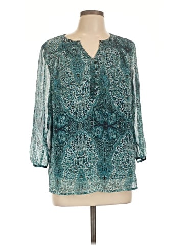 St. John's Bay 3/4 Sleeve Blouse (view 1)
