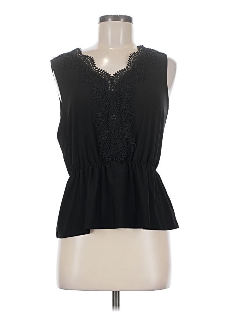 Pre-owned Maurices Sleeveless Blouse In Black