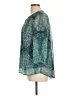 St. John's Bay 100% Polyester Teal 3/4 Sleeve Blouse Size L - photo 5