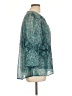 St. John's Bay 100% Polyester Teal 3/4 Sleeve Blouse Size L - photo 4
