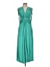 IMAN Teal Cocktail Dress Size Lg LONG - photo 1