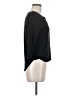 Sandro 100% Linen Black 3/4 Sleeve Top Size Med (2) - photo 4