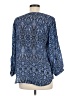 Scully Blue 3/4 Sleeve Blouse Size M - photo 2