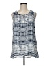 Rose + Olive 100% Polyester Blue Sleeveless Blouse Size 1X - photo 1