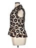 Sunny Leigh 100% Polyester Animal Print Brown Sleeveless Blouse Size XL - photo 5