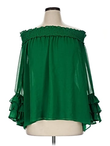 CeCe 3/4 Sleeve Blouse (view 1)