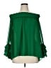 CeCe 100% Polyester Green 3/4 Sleeve Blouse Size XL - photo 1