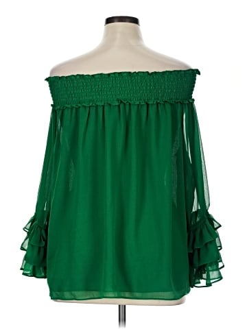 CeCe 3/4 Sleeve Blouse (view 2)