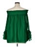 CeCe 100% Polyester Green 3/4 Sleeve Blouse Size XL - photo 2