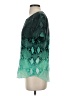 Equipment 100% Silk Teal Short Sleeve Top Size XS - photo 5