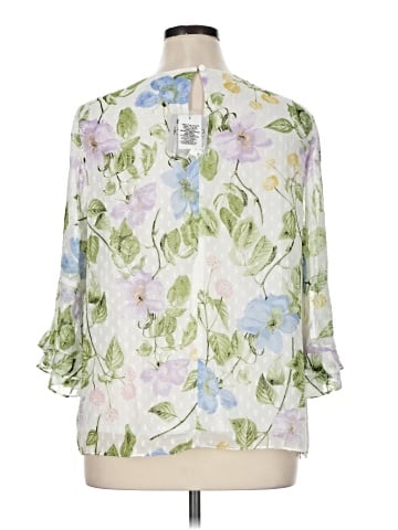 Kasper 3/4 Sleeve Blouse (view 2)