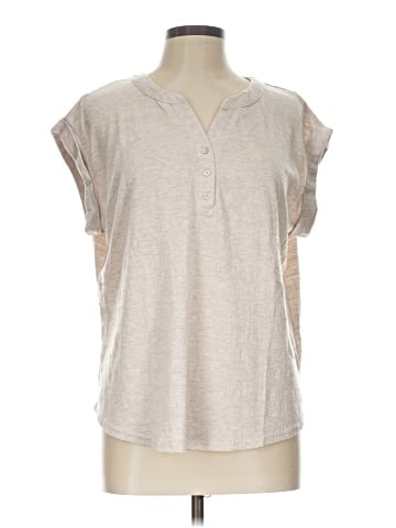 Jane and Delancey Short Sleeve Henley (view 1)