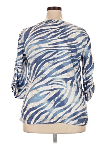 JM Collection 3/4 Sleeve Blouse (view 2)
