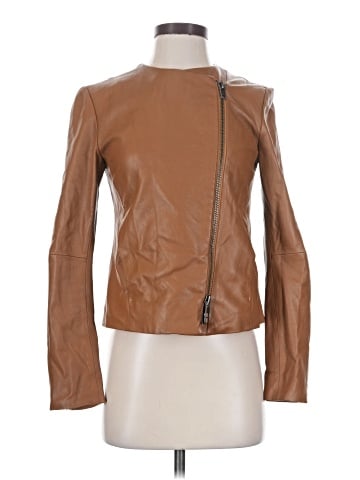 Vince. Leather Jacket (view 1)