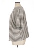 Missguided Stripes Gray Short Sleeve Turtleneck Size XL - photo 5