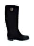 Tommy Hilfiger Black Rain Boots Size 9 - photo 1
