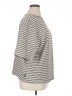 Missguided Stripes Gray Short Sleeve Turtleneck Size XL - photo 4