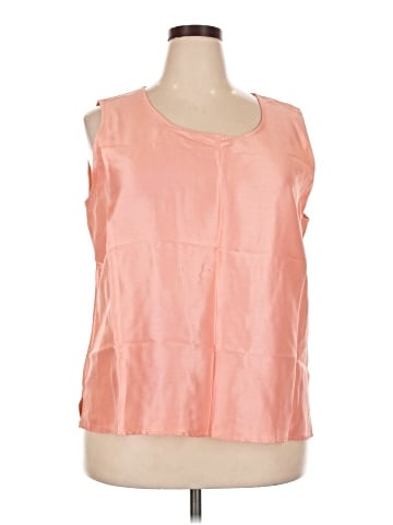 Neiman Marcus Sleeveless Silk Top (view 1)