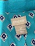 Chico's 100% Cotton Damask Teal Raincoat Size XL - photo 6