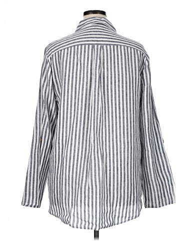 Ellen Tracy Long Sleeve Button-Down Shirt (view 2)
