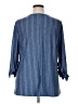W5 100% Polyester Blue 3/4 Sleeve Blouse Size 1X - photo 2