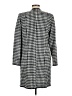 Spenser Jeremy 100% Nylon Houndstooth Gray Coat Size 8 - photo 2
