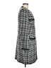 Spenser Jeremy 100% Nylon Houndstooth Gray Coat Size 8 - photo 4