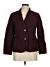 Talbots Burgundy Wool Blazer Size 8 Petite - photo 1