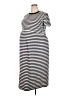 Seraphine Stripes Black Casual Dress Size XXL Maternity - photo 1