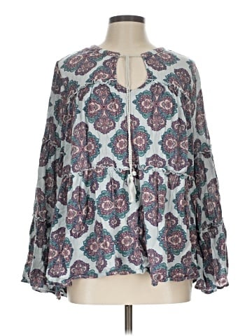 Red Camel Long Sleeve Blouse (view 1)