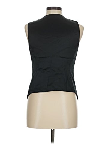 Madewell Button-Front Vest Top in Satin (view 2)