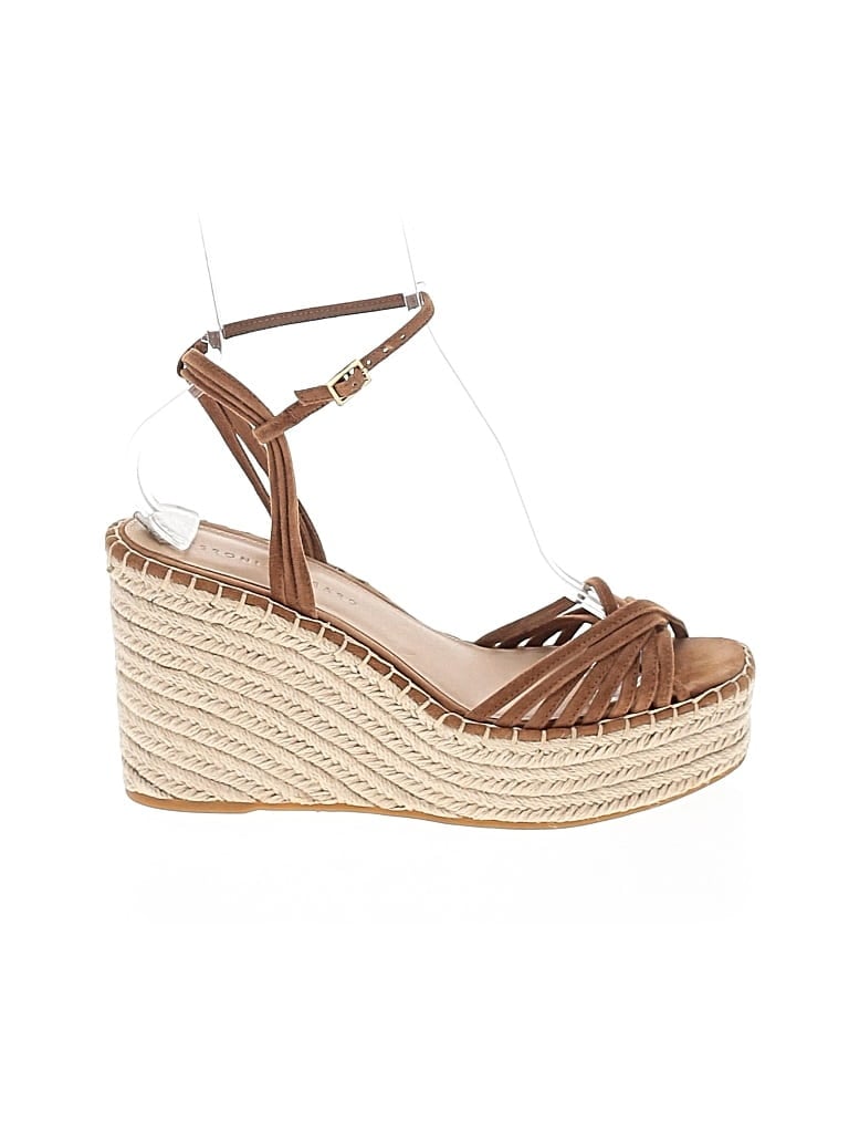 Pre-owned Veronica Beard Wedges In Brown