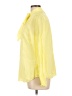Talbots 100% Viscose Yellow Long Sleeve Blouse Size L - photo 5