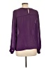 Worthington 100% Polyester Purple Long Sleeve Blouse Size L - photo 2