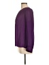 Worthington 100% Polyester Purple Long Sleeve Blouse Size L - photo 5