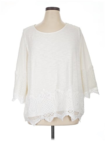 Adrianna Papell 3/4 Sleeve Top (view 1)